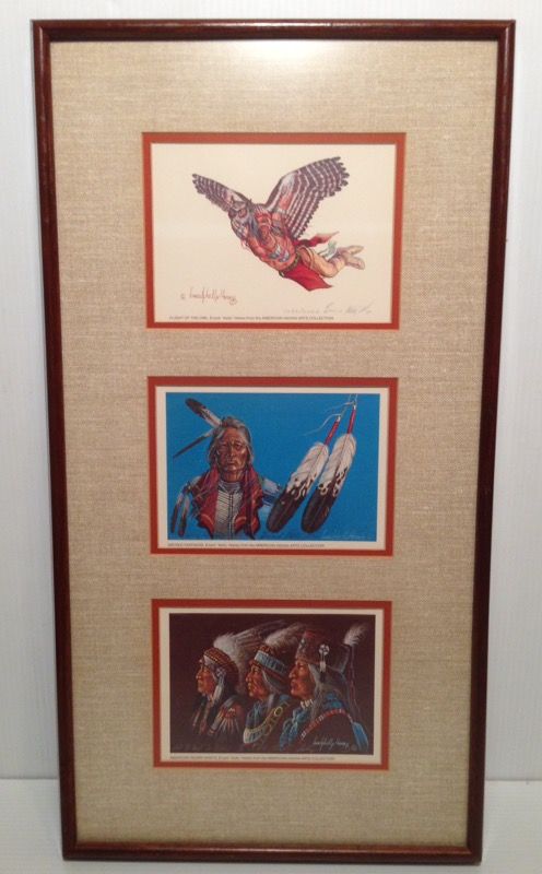 3 Enoch Kelly Haney Signed Ltd Edition Prints Including Flight Of The Owl