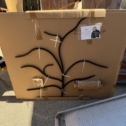 Martha Stewart “Flower Tree” Wall Décor – Metal Wall Sculpture with 11 Pots – NEW (Open Box)