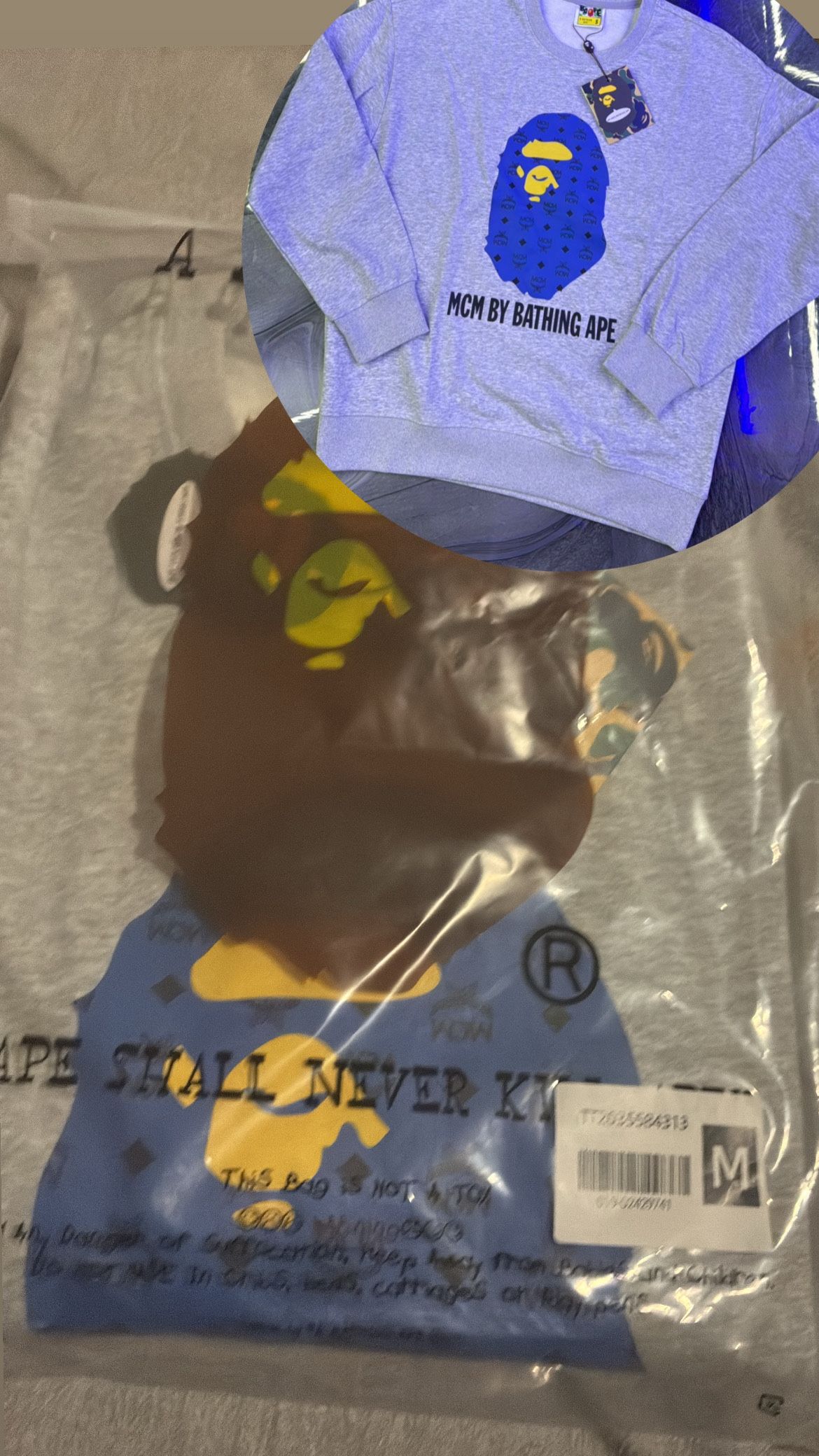 MCM X BAPE