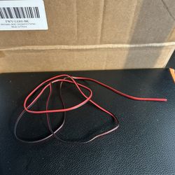 red and black dual-core electrical cable