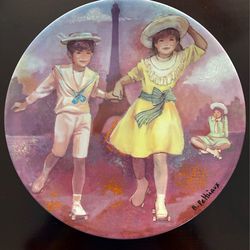 Eiffel Tower Limoges collector plate