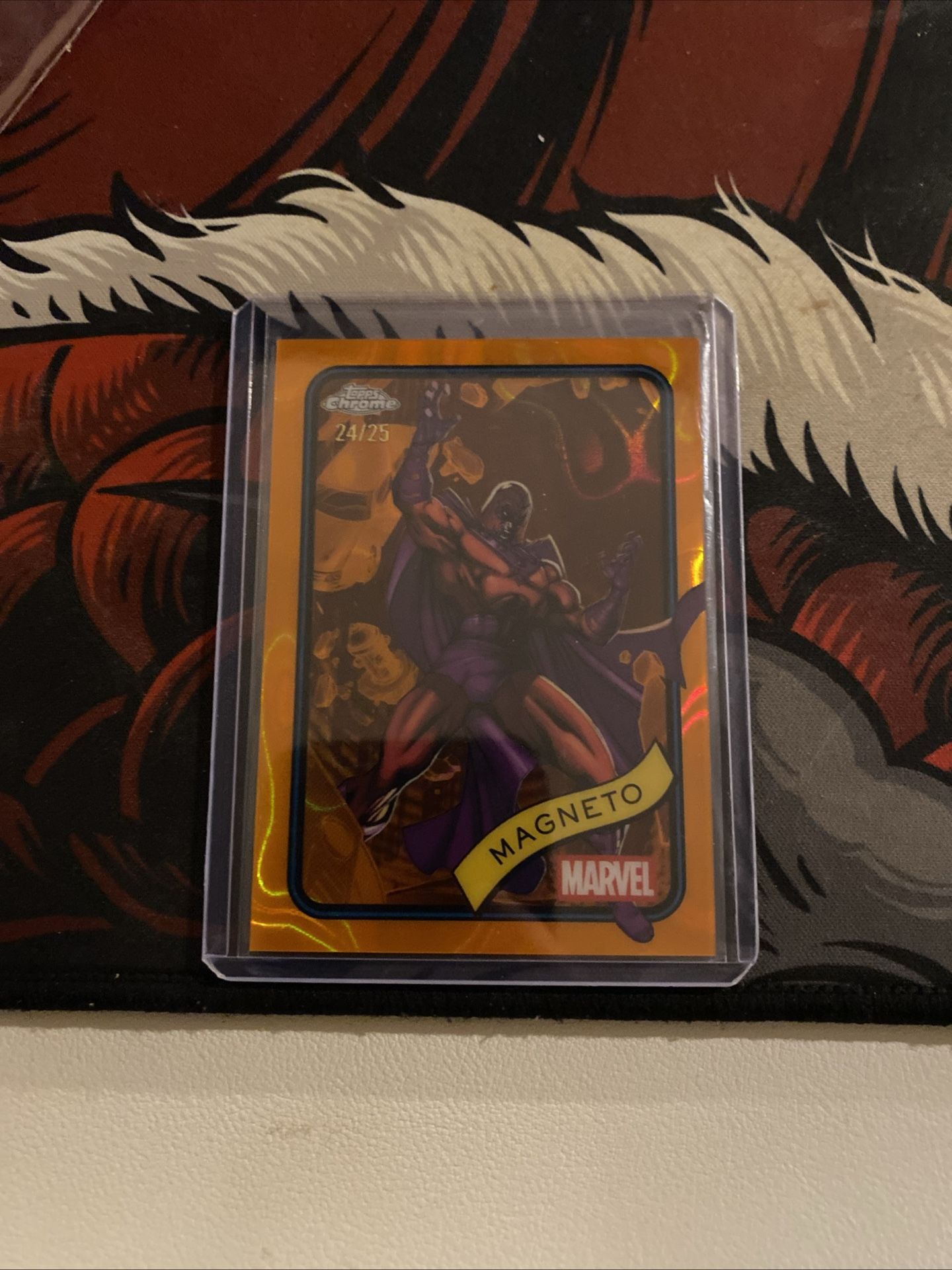 Marvel Topps Chrome 2025 Magneto /25