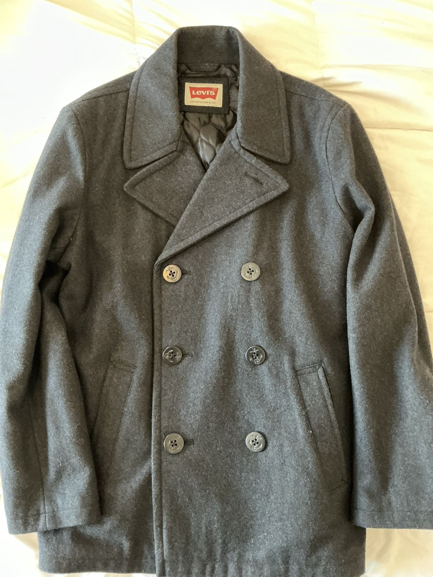 Pea Coat Size Large Men’s By Levi