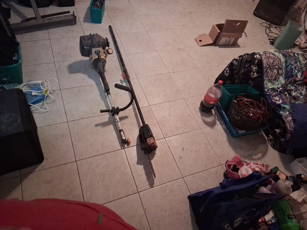 Weed Ester With S Pole Saw Sttschment