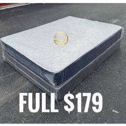 Full Size Mattress Set – Medium Comfort – Available Today 🚚