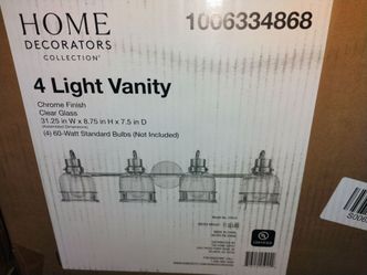 4 light vanity