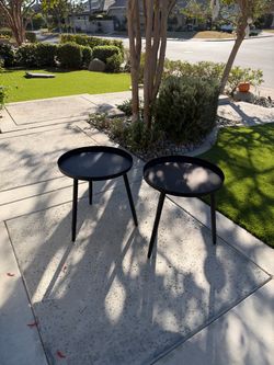 Black side tables