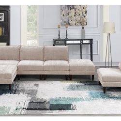 Modular Sectional Sofa Set 