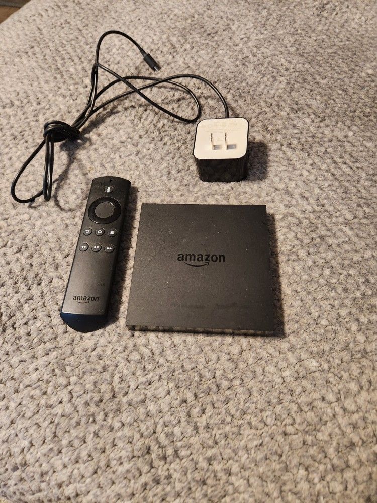 Amazon Fire TV 2nd Generation DV83YW 4K Ultra HD W/ Remote And Power Cord