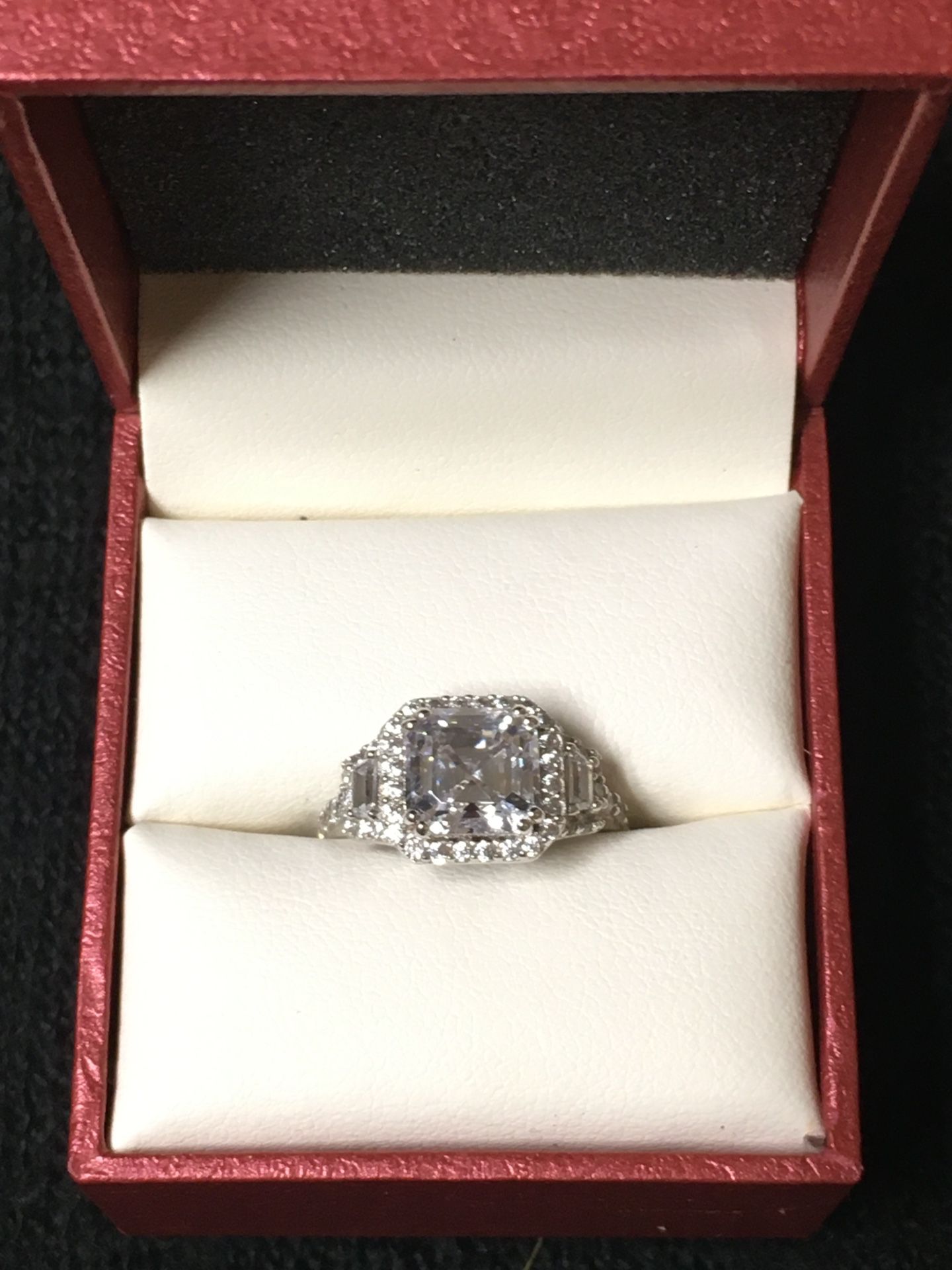 Berricle Sterling Silver Cubic Zirconia Ring