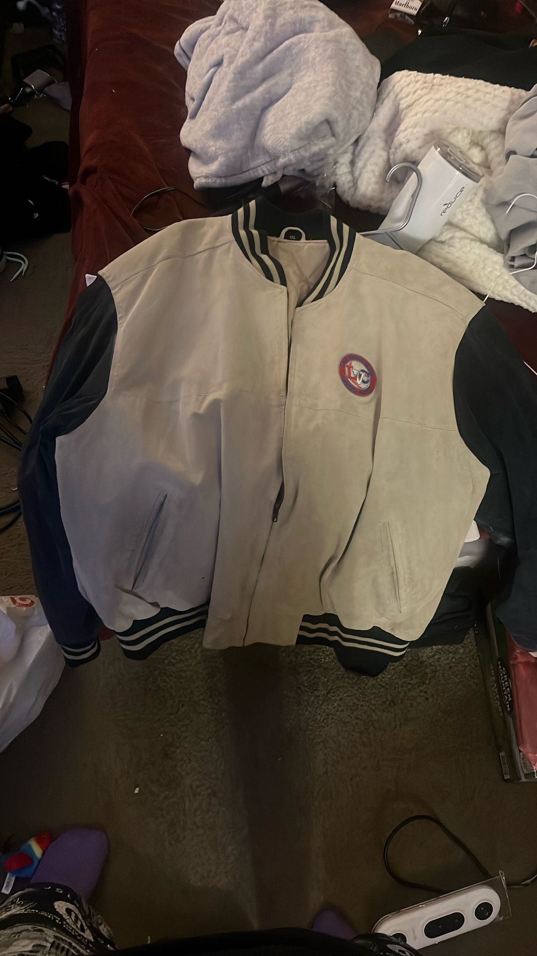 Suede Las Vegas Club Casino Xxl Jacket