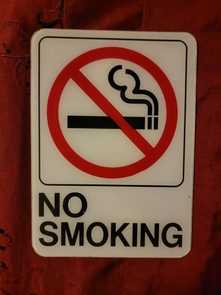 Classic/No Smoking 🚬 Sign/7x5