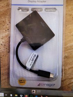 USB C To Video Adapter New