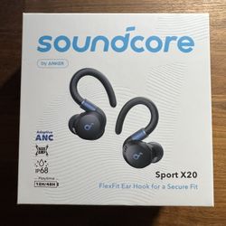 New Soundcore X20 Sport Noise Canceling Earbuds 
