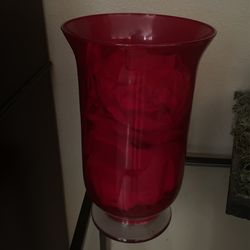 Red Glass Vase updated 4/29/25