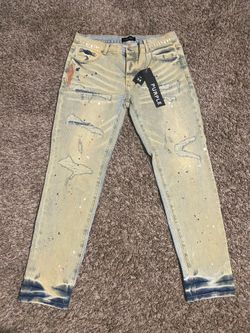 Light Blue Purple Jeans