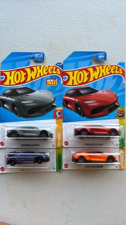 Lot of 4 Hotwheels koenigsegg Gemara and Jesko