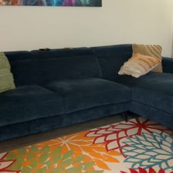 SERENO BLUE MIDNIGHT Left SECTIONAL

