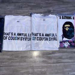 Bape t shirts 45$ for 1 or 255 for all