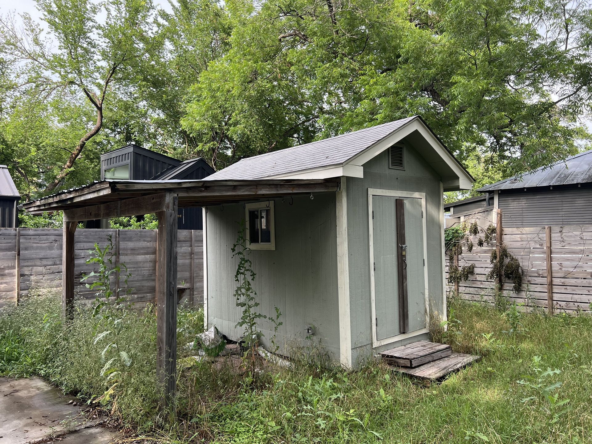 Wood Shed (8’x12’) With Electric