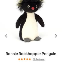 Jellycat Ronnie Rockhopper Penguin