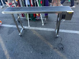 Vevor conveyer for work working excellent u can adjust height and speeds $60