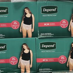 Pampers para adultos, 88 count, size Medium $30