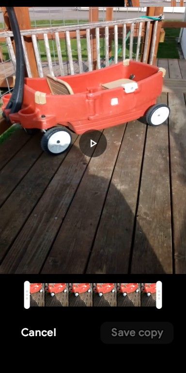 Red Two Seater Wagon