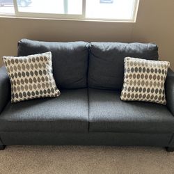 Grey Loveseat Sofa 