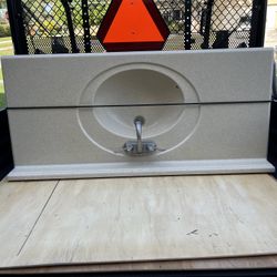 22 X 48 Bathroom Sink Countertop Vanity Excellent Shape