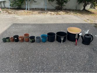 Gardening Pots / Water Pitcher / Trowel / Shovel / Hand Rake
