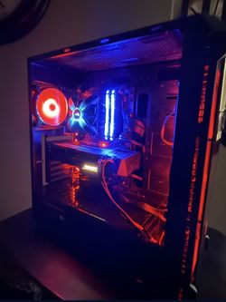 Gaming PC – RTX 3070, i5-9600K, 32GB RGB RAM, SSD + 1TB, RGB Case