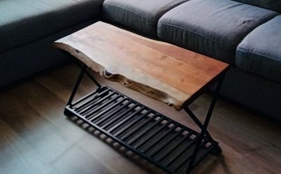 Wood bench