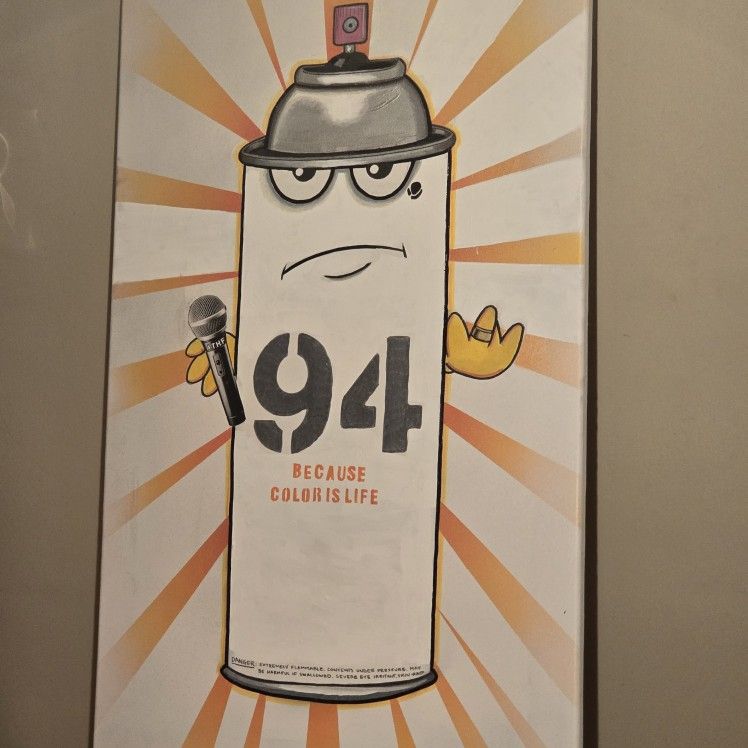 Street Art Posters TODAY ONLY MASSIVE PRICE DROPS - CANVAS MASTER SHAKE $100 TODAY ONLY HUGE CANVAS SIGNED