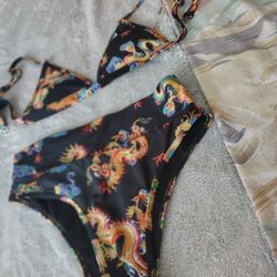 Shein Hipster Style Bikini With Cheeky Back On Bottom 