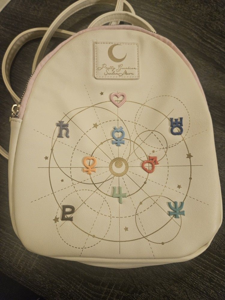 Sailor Moon Guardian Planet Rainbow Symbols Constellation Mini Backpack