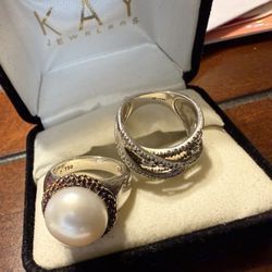 Kay’s 14k 7.4g Ring Lagos 18k Halo With 925 Body