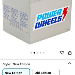 Power Wheels Ride-On Toy Replacement Battery 12-Volt 12-Ah Rechargeable for Preschool Vehicles