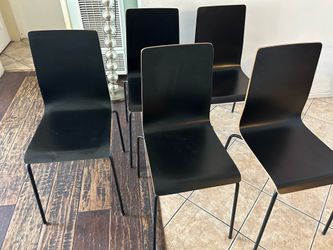 Black chairs