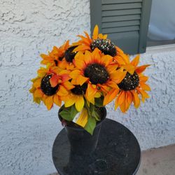 Fall flower potted bouquet 