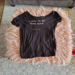 Over The Shoulder Black Shirt