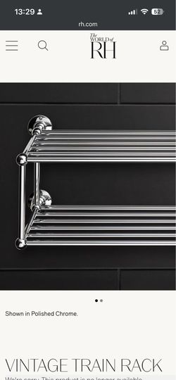 Restoration hardware train rack