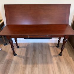 Ethan Allen Mahogany Console/Dining Table 