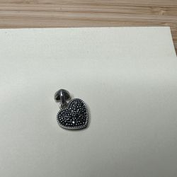 small heart pendent silver