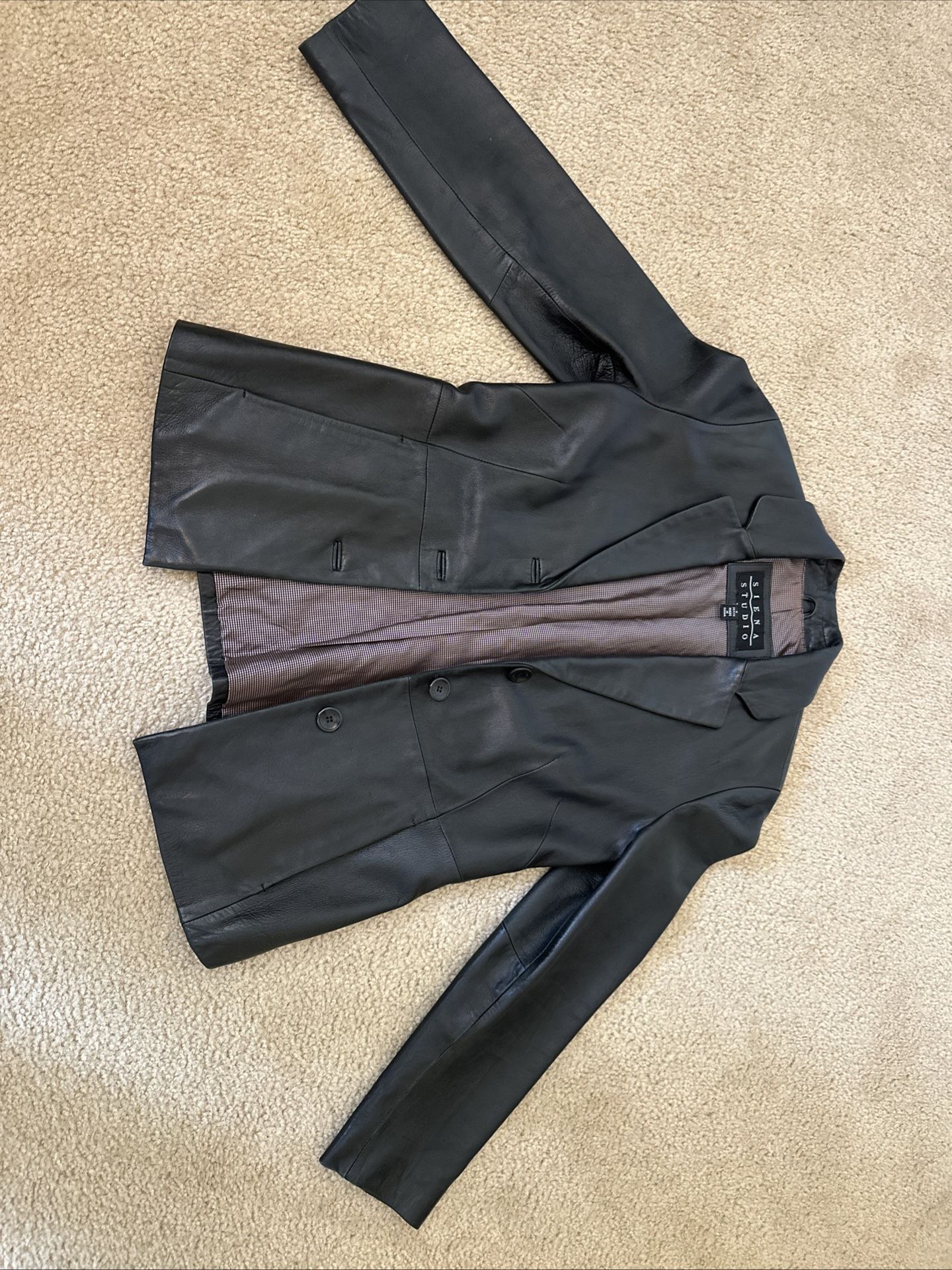 Women’s Classic Black Leather Jacket