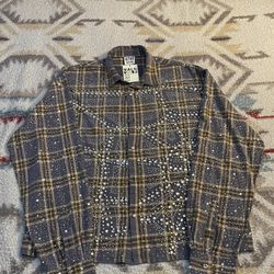Vale Moonlight Rinestone Flannel 