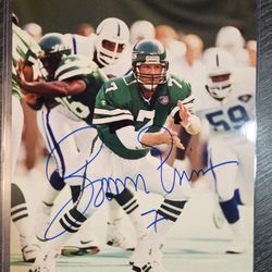 Signed 8x10 Photo Boomer Esiason New York Jets Autograph Picture NFL HOF Auto