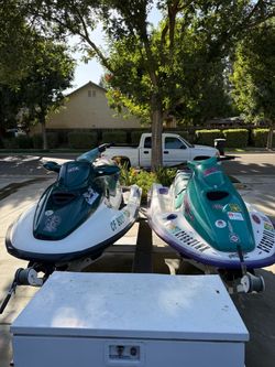 Two Sea-Doo Jet Skis + Double Trailer – Both Run – $5,500