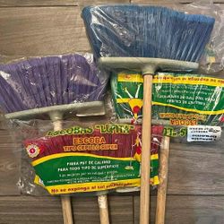 New Wooden Broom For $5