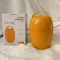 Alessi Food a Porter Yellow Lunch Pot Lunch Box Mother’s Day Gift
